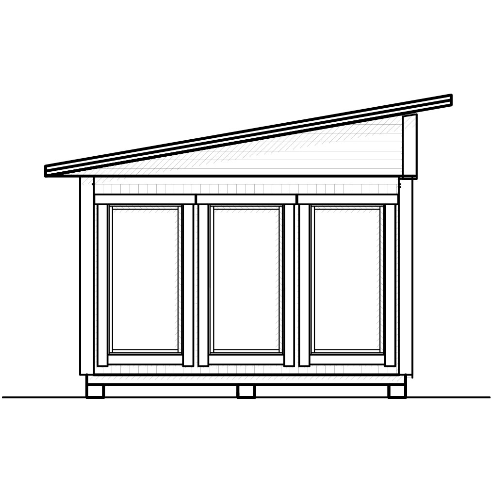Attefallshus Vibostugan Njuta Funkis 25-3