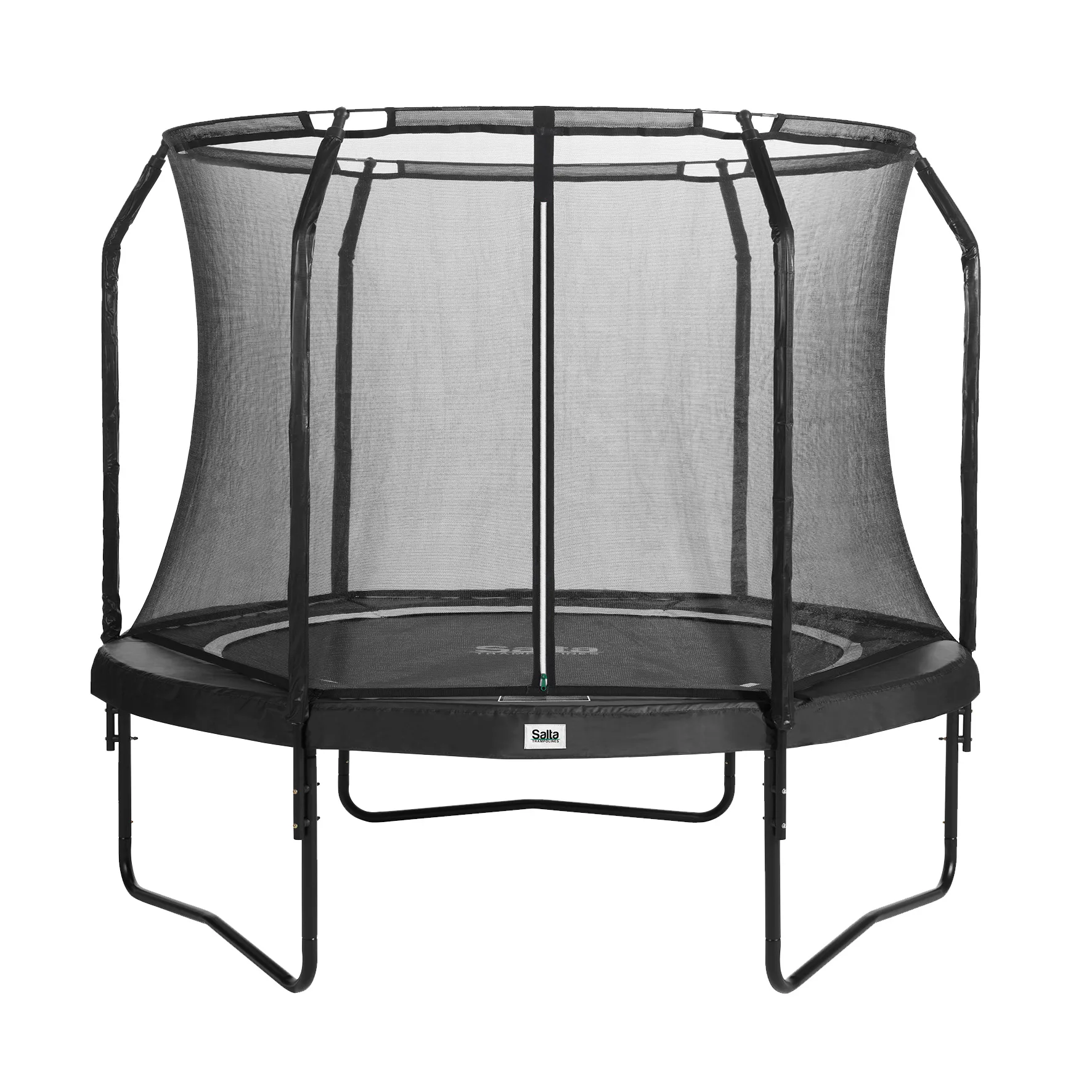 Studsmatta Salta Premium Black Edition Ø251 cm Inkl Säkerhetsnät