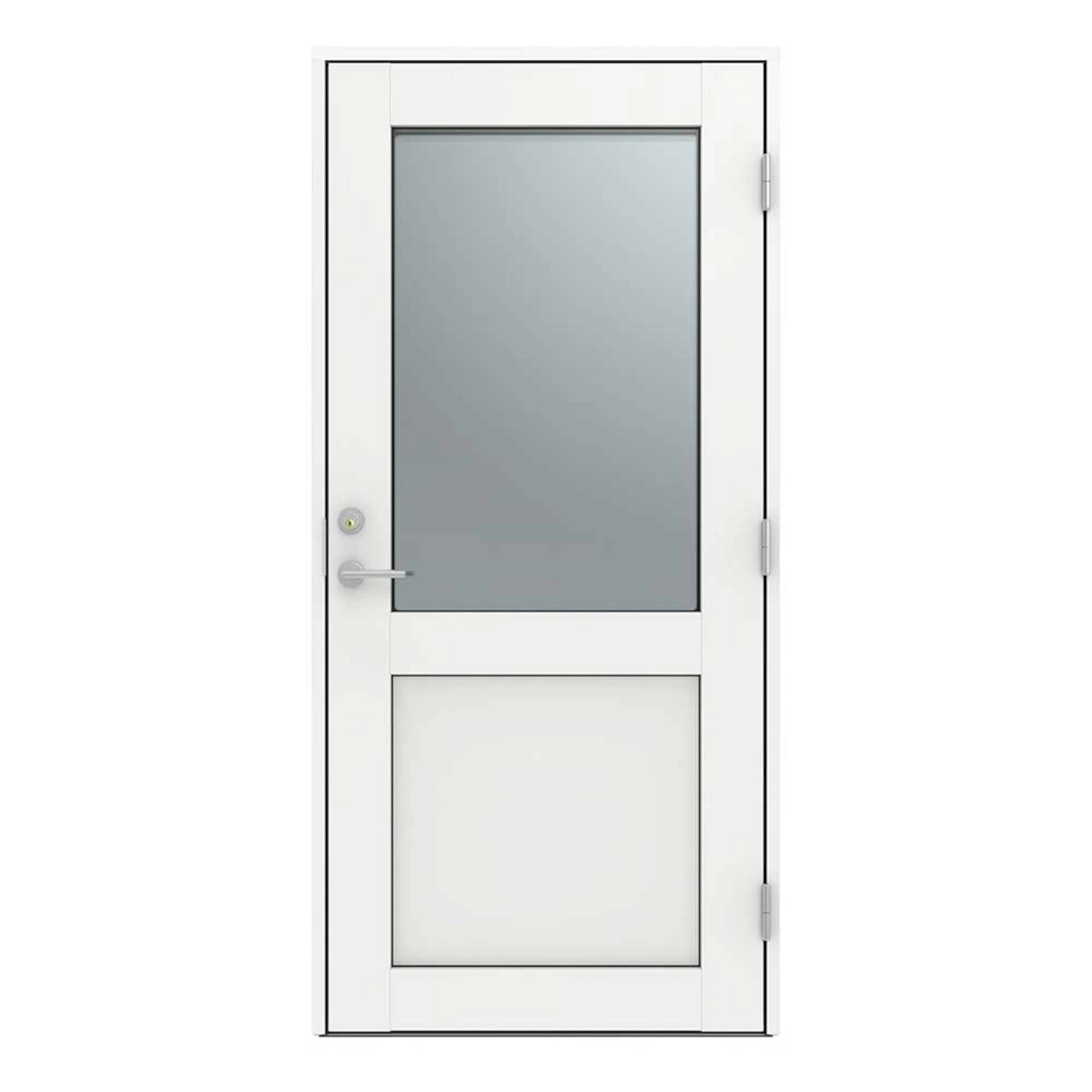 Altandörr 13 Klarglas Aluminum 10x21 Höger BxH: 100x210 cm, Höger, 130 Öppningsbart Fönster