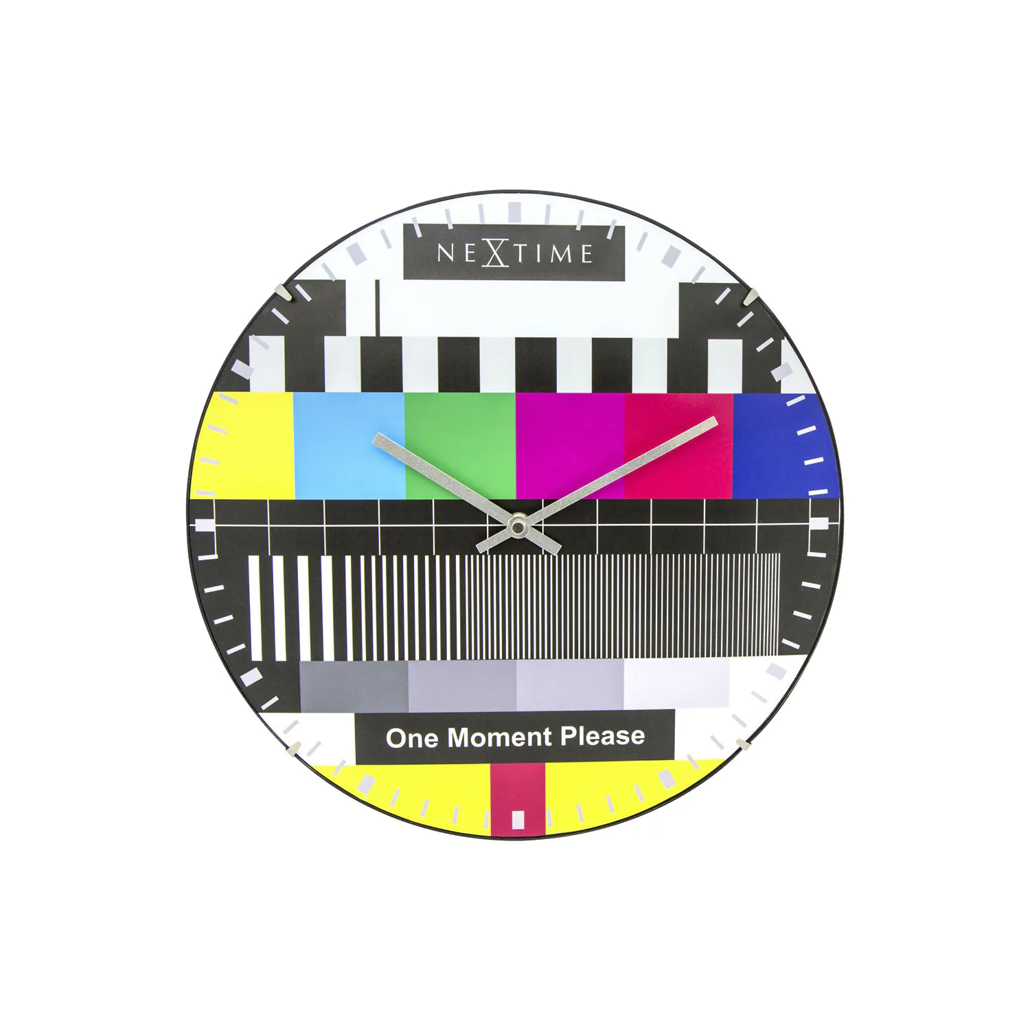 Väggklocka NeXtime Testpage Dome