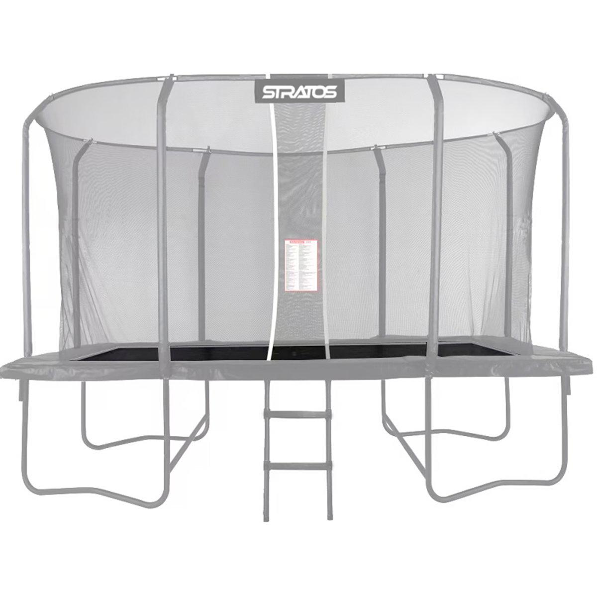 Matta Stratos till Rektangulär Studsmatta 277x477 cm Premium Black Line
