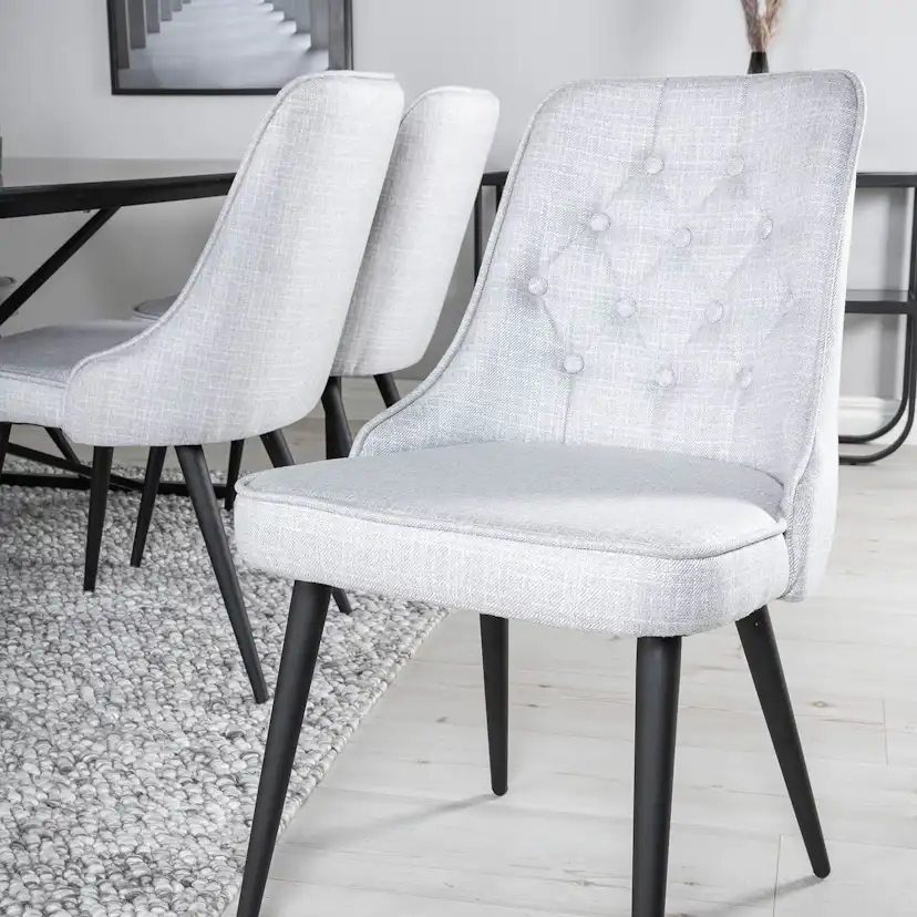 Matgrupp Venture Home Palaba med 6 Vera Stolar Polyestertyg