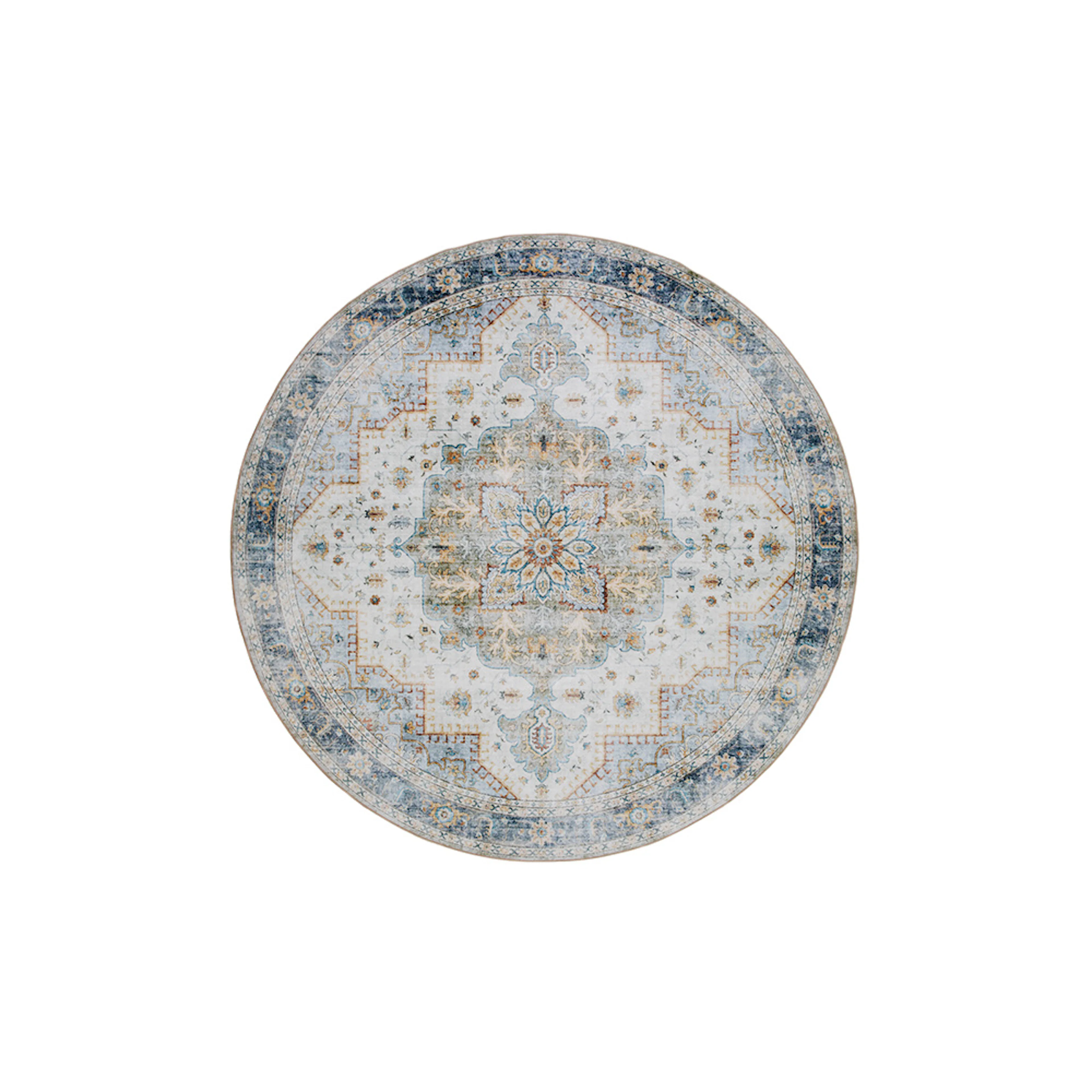 Flatvävd KM Carpets Tarfaya Kerman Rund