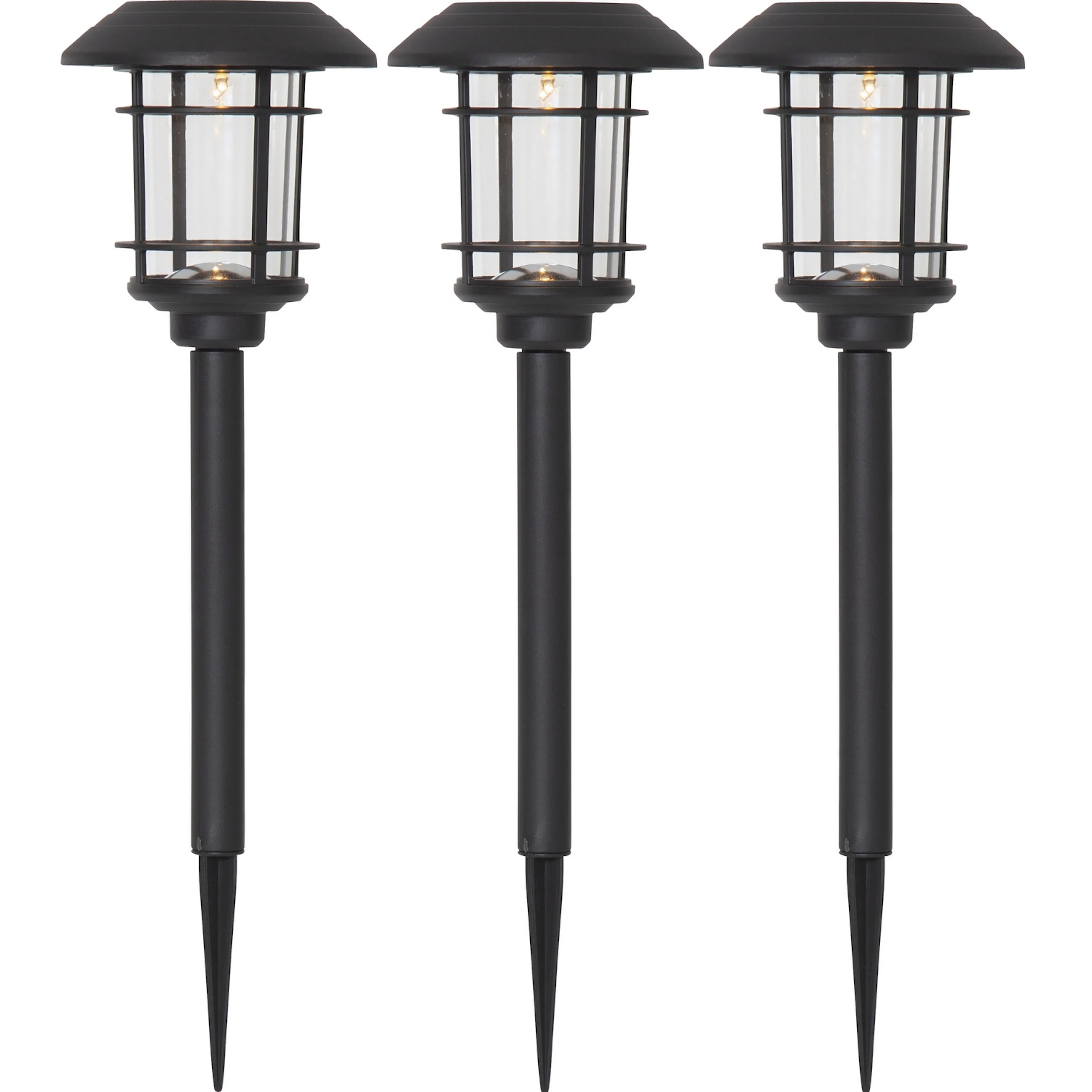 Solcells-pollare Star Trading Fride Twilight 3-pack