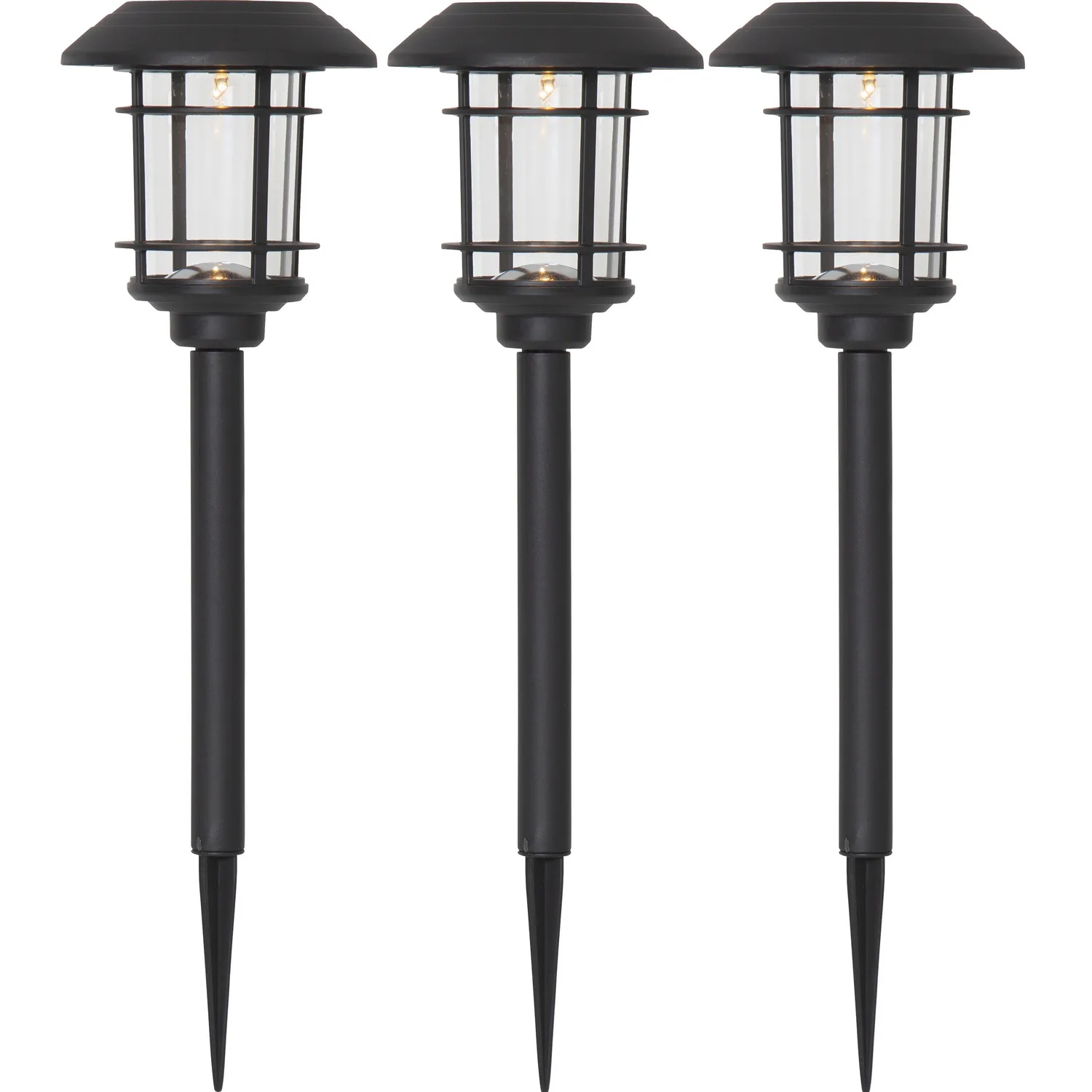 Solcells-pollare Star Trading Fride Twilight 3-pack