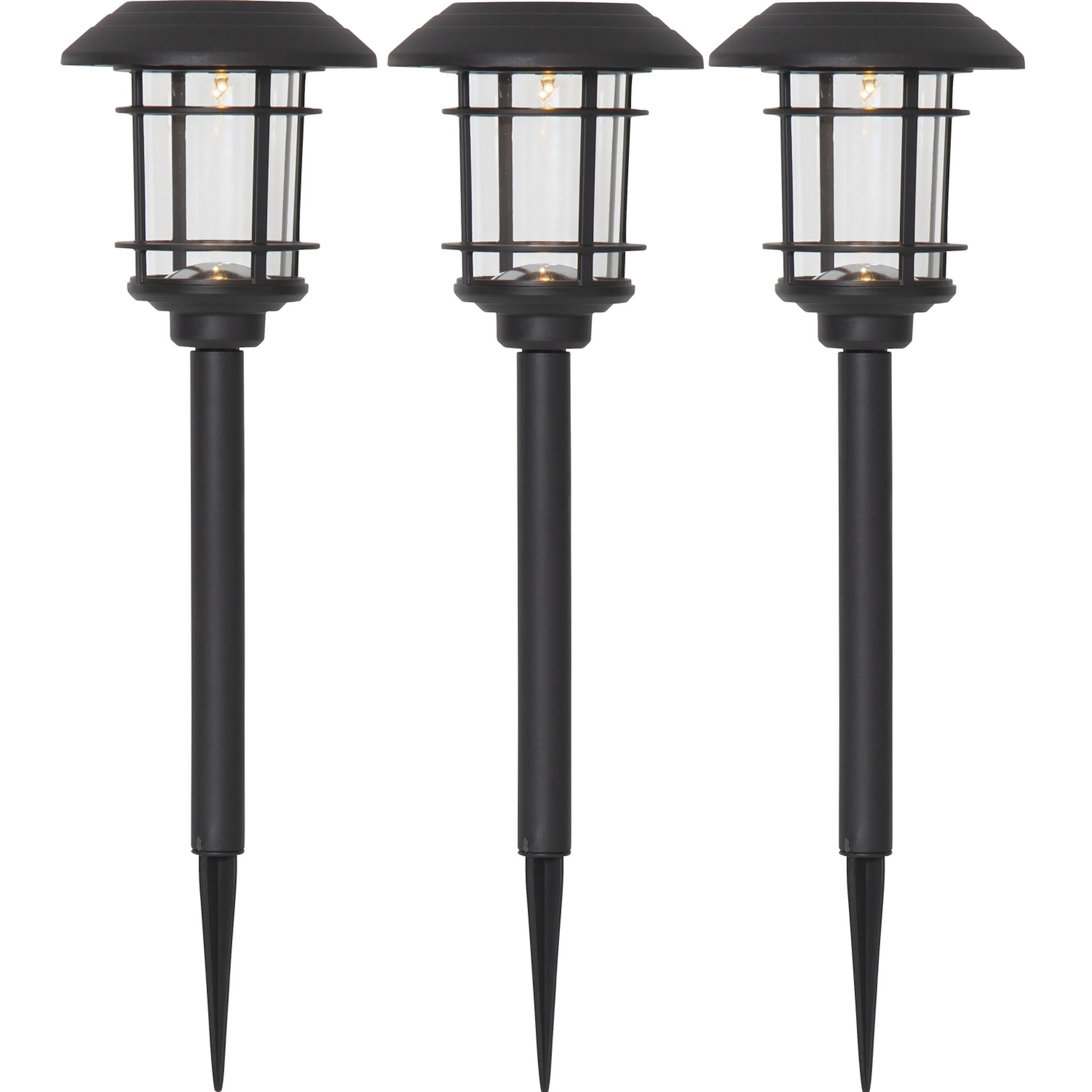 Solcells-pollare Star Trading Fride Twilight 3-pack