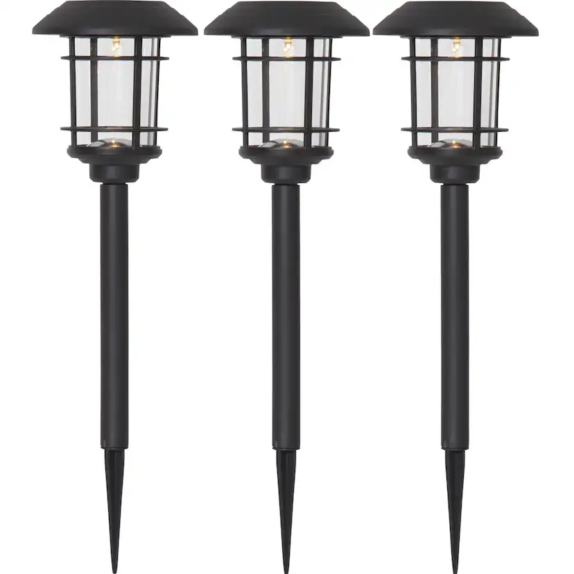 Solcells-pollare Star Trading Fride Twilight 3-pack