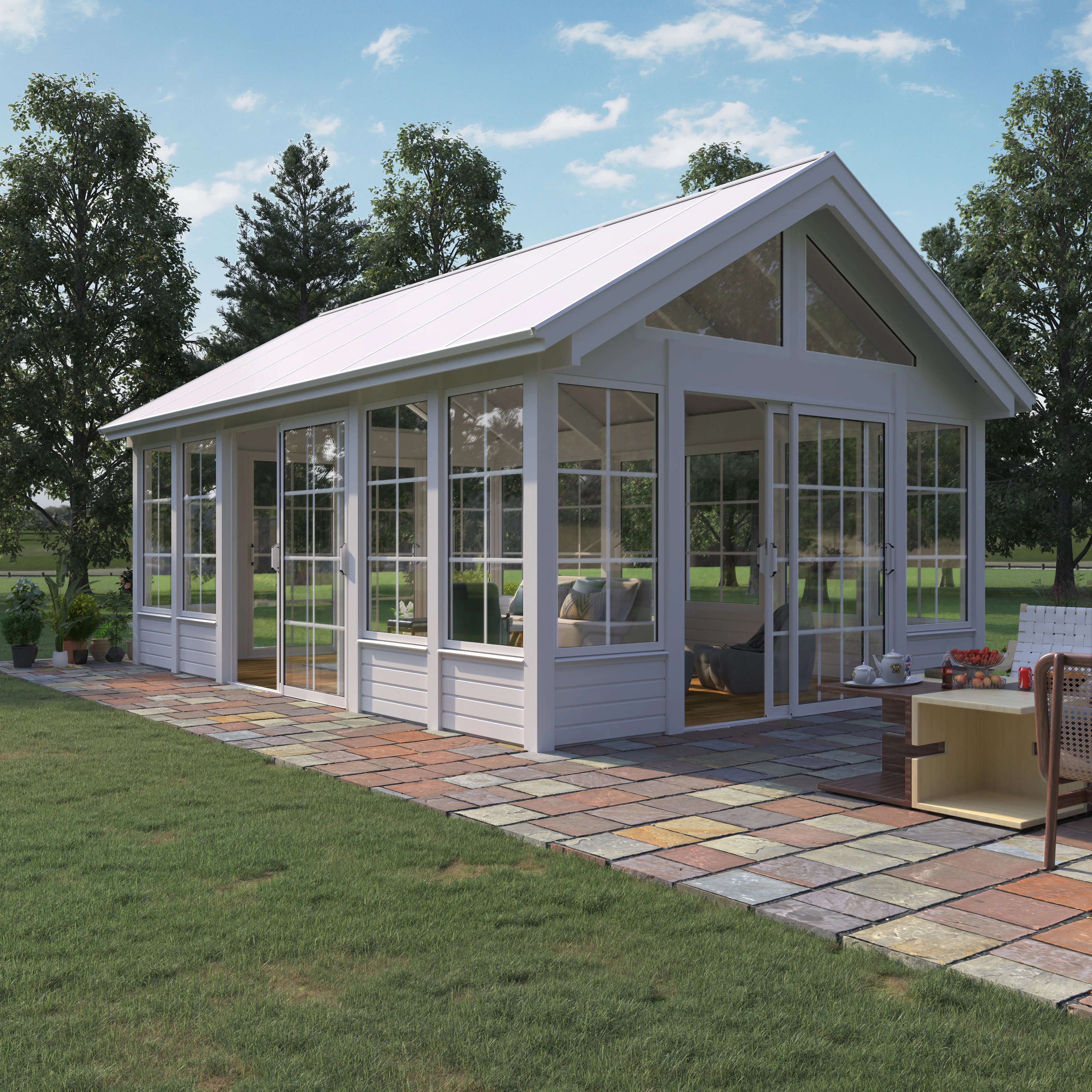 Växthus/Orangeri Landskap Grönska Vinter 25 kvm