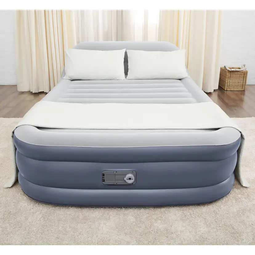 Uppblåsbar Madrass Bestway Tritech Airbed Queen Med Gavel