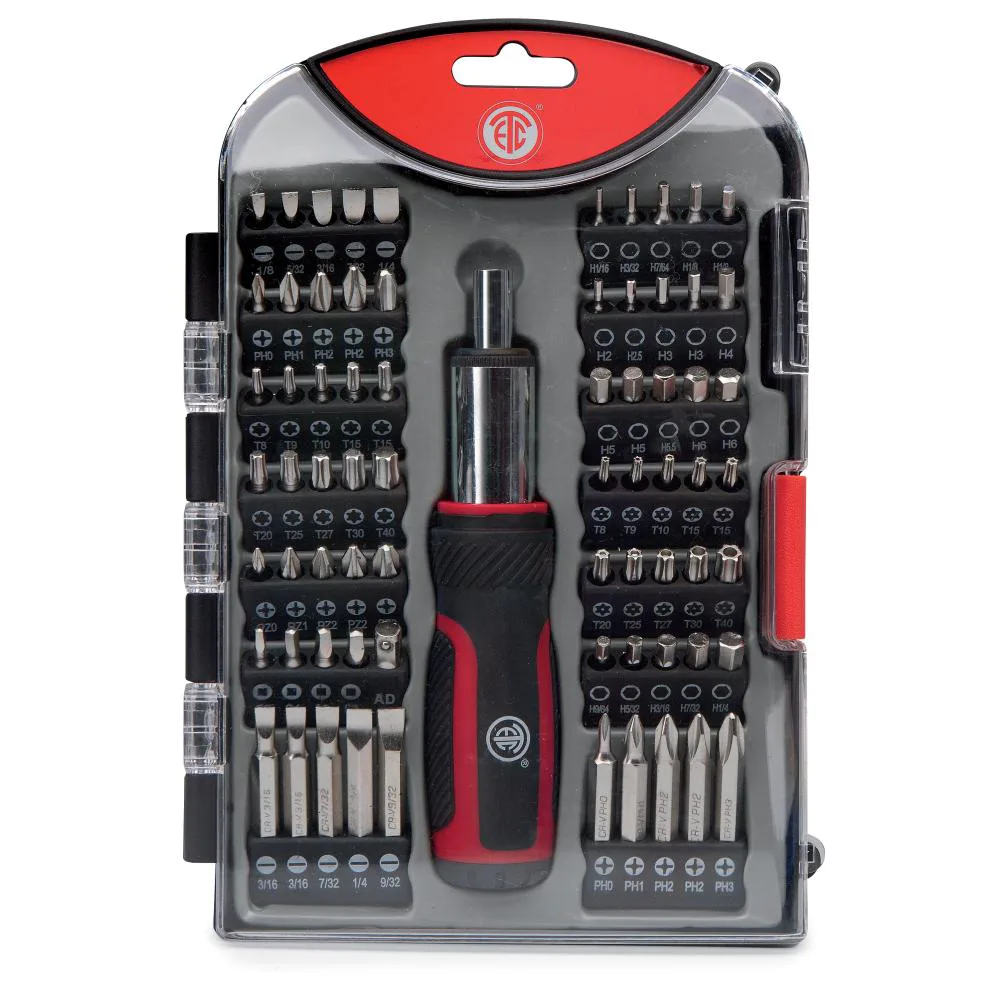 Bitssats M Spärrhandtag 71del Etc