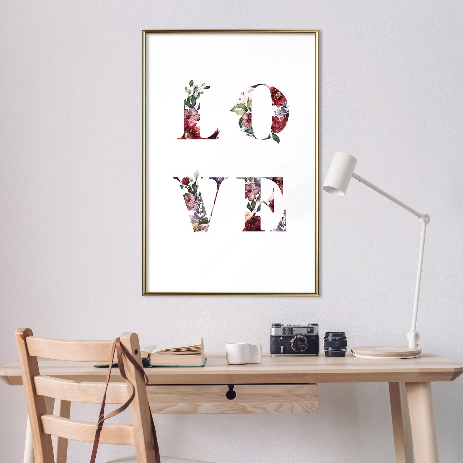 Poster Artgeist Affisch Love in Flowers