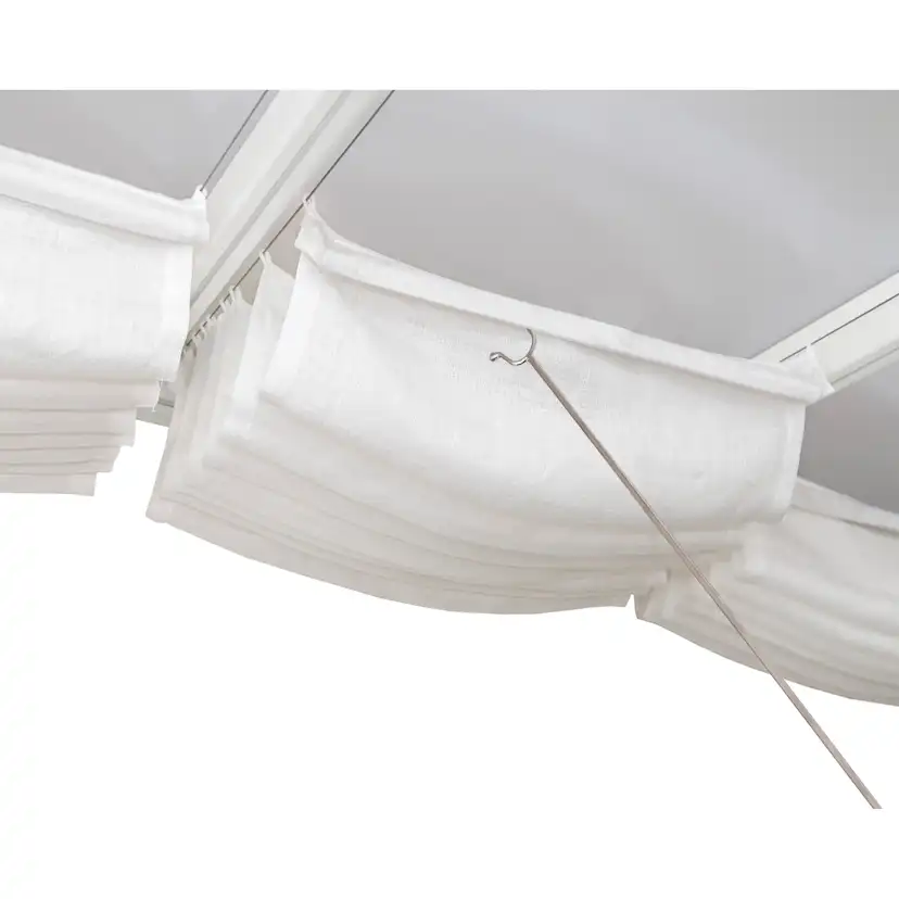 Persienn Canopia by Palram Skuggkit Vit Till Pergola 3 x 6,2 m