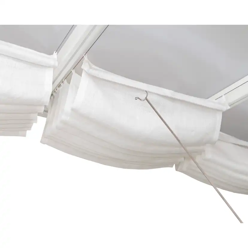 Persienn Canopia by Palram Skuggkit Vit Till Pergola 3 x 6,2 m
