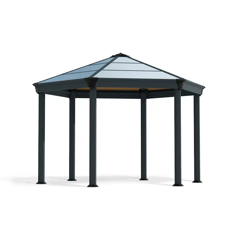 Canopia Roma Hardtop Aluminium Paviljong För Hela Säsongen 3,6 X 4,2 m