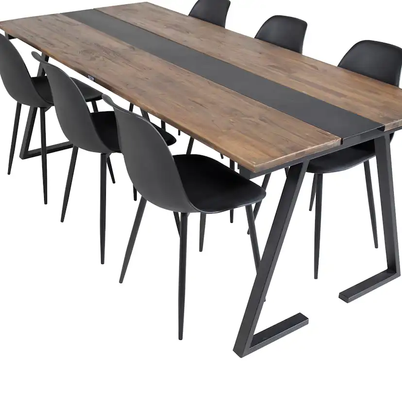 Matgrupp Venture Home Jane med 6 Pop Stolar