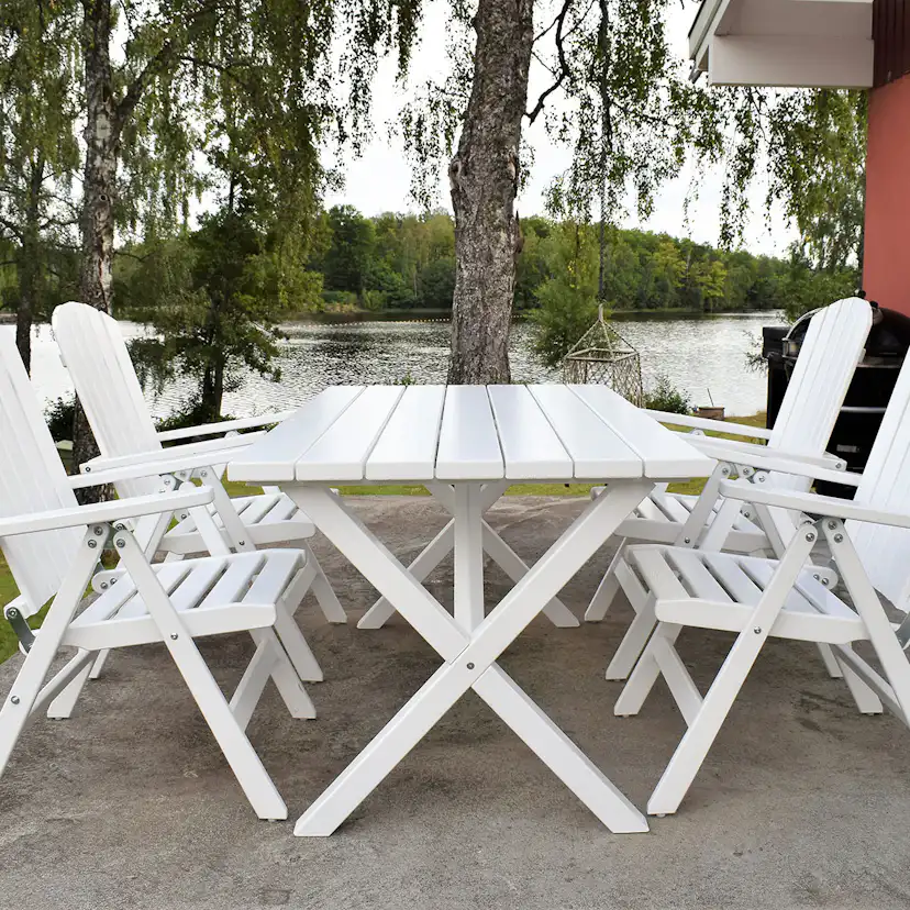 Matgrupp Baltic Garden Scottsdale 150 Med 4 Kungshamn Stolar