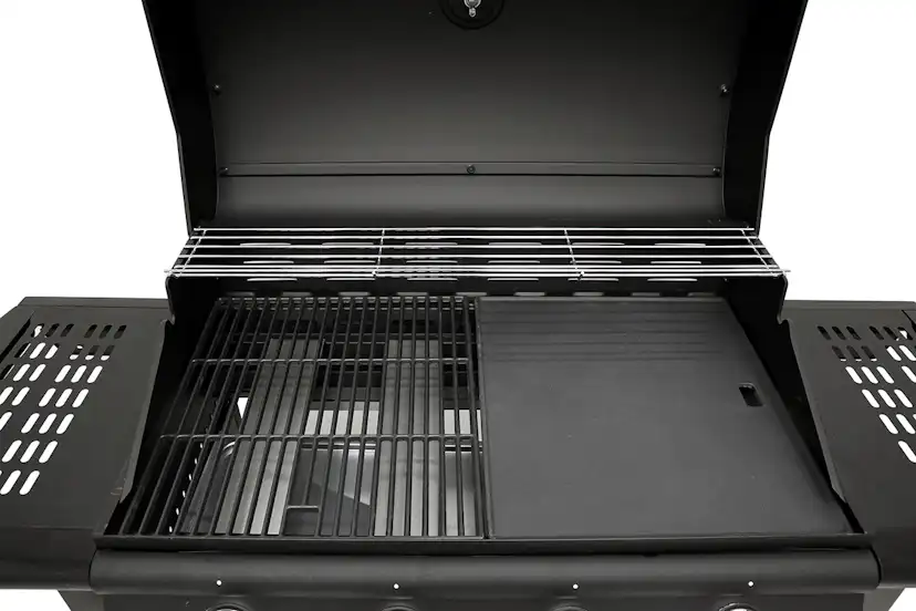 Gasolgrill Dose Barbeque 4 Brännare Med Trähylla