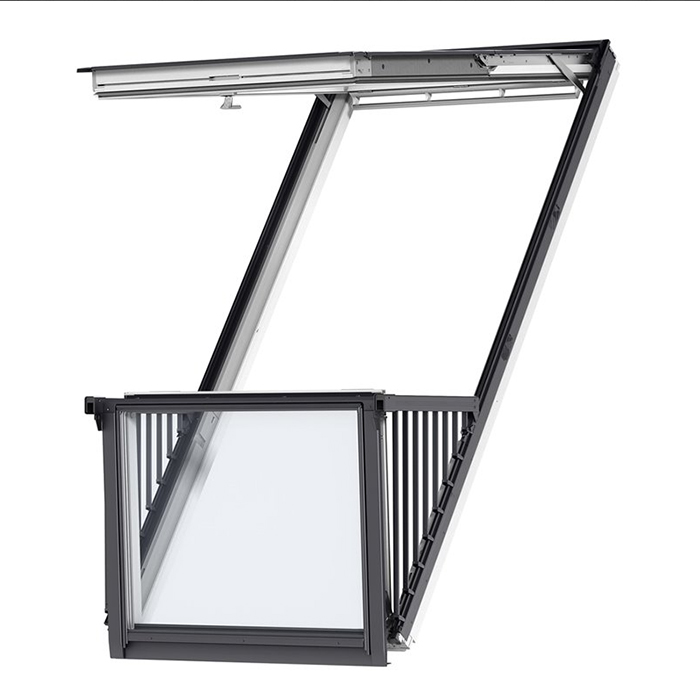 Takfönsterbalkong Velux CABRIO