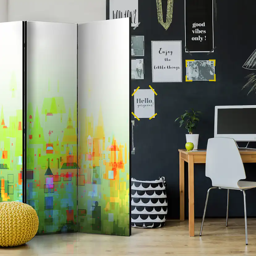 Rumsavdelare Arkiio Abstract City 135x172 cm