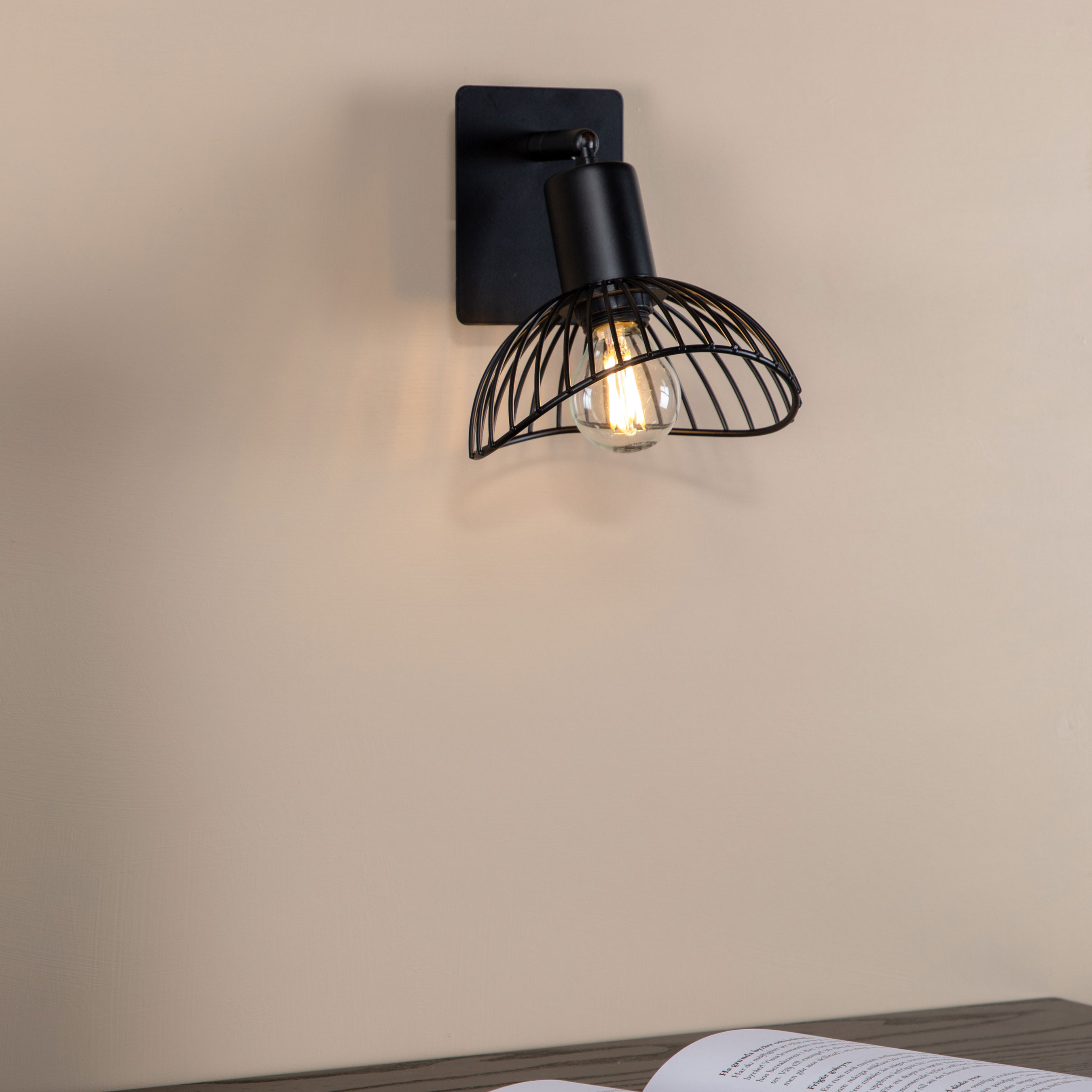 Vägglampa Venture Home Ellen 13,5x11,5x18,5 cm