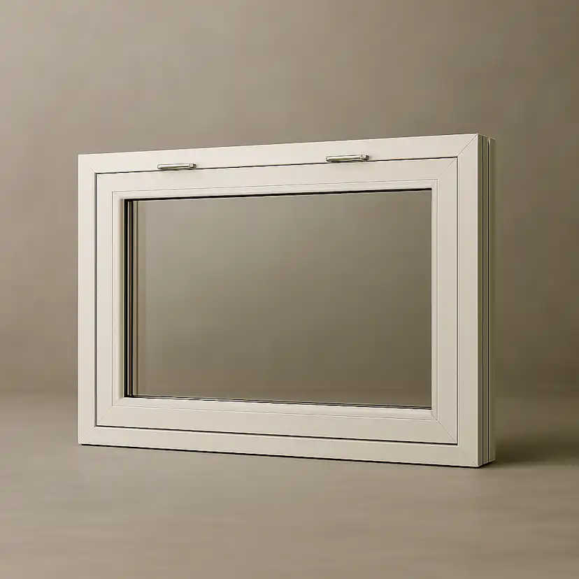 Överkantshängt Sveafönster Solid Aluminium 3-glas
