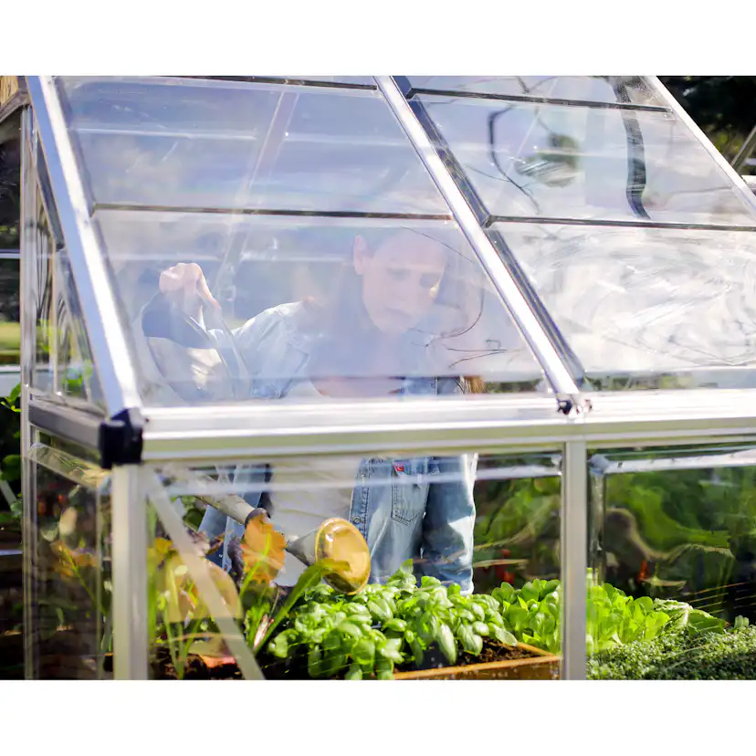 Växthus Canopia by Palram Harmony Aluminiumram med UV-Skyddad Polykarbonat & Ventilationsfönster, 2,3 m²