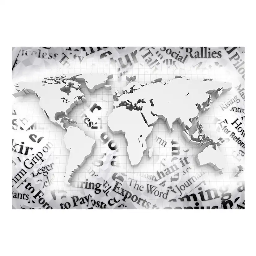 Fototapet Arkiio The World Of Newspapers