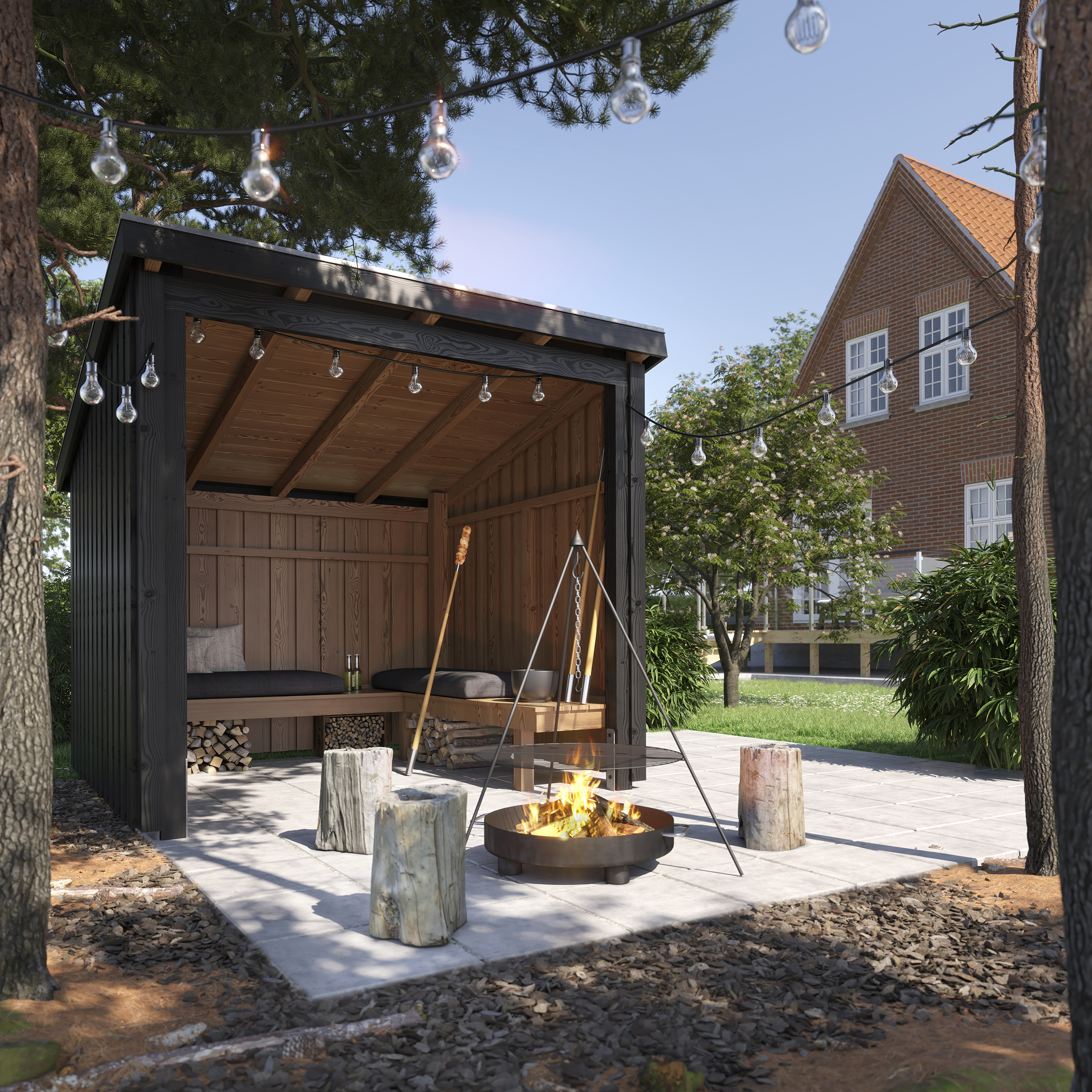 Eldstuga PLUS Nordic 5 m2