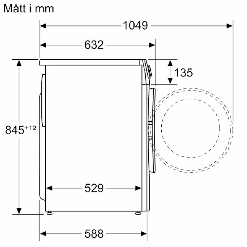 Tvättmaskin och Torktumlare Bosch WGG244ZMSN + WQG2420ASN Serie 6 Energisnål