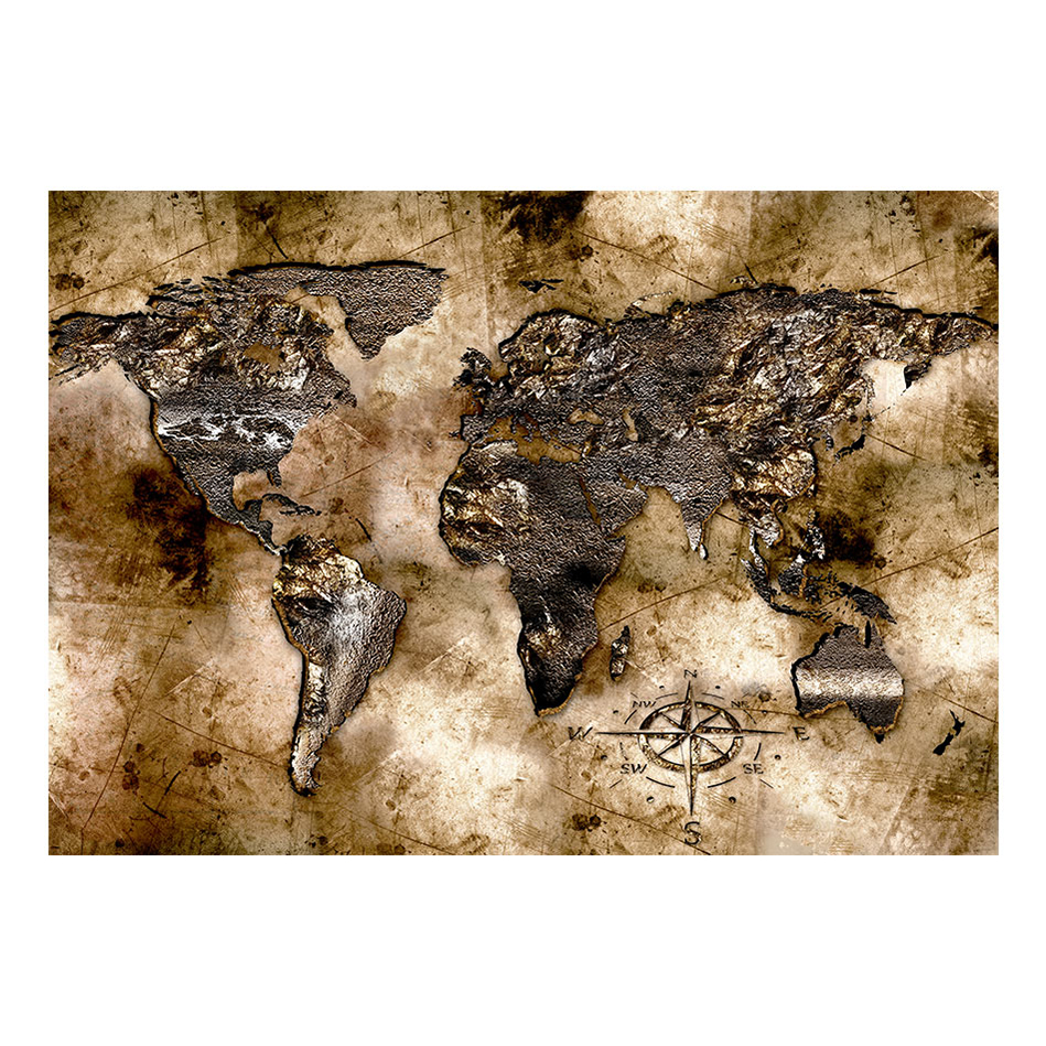 Fototapet Arkiio Old world map 150x105 Storlek: 150x105 cm