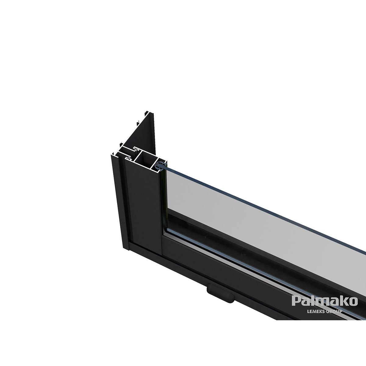 Ines 11,1 m2 Slide WTDIP Impregnerad Transparent med Slide 1-lagers glas