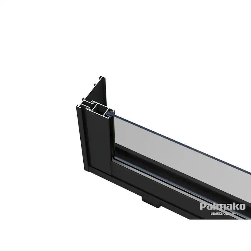 Ines 11,1 m2 Slide WTDIP Impregnerad Transparent med Slide 1-lagers glas
