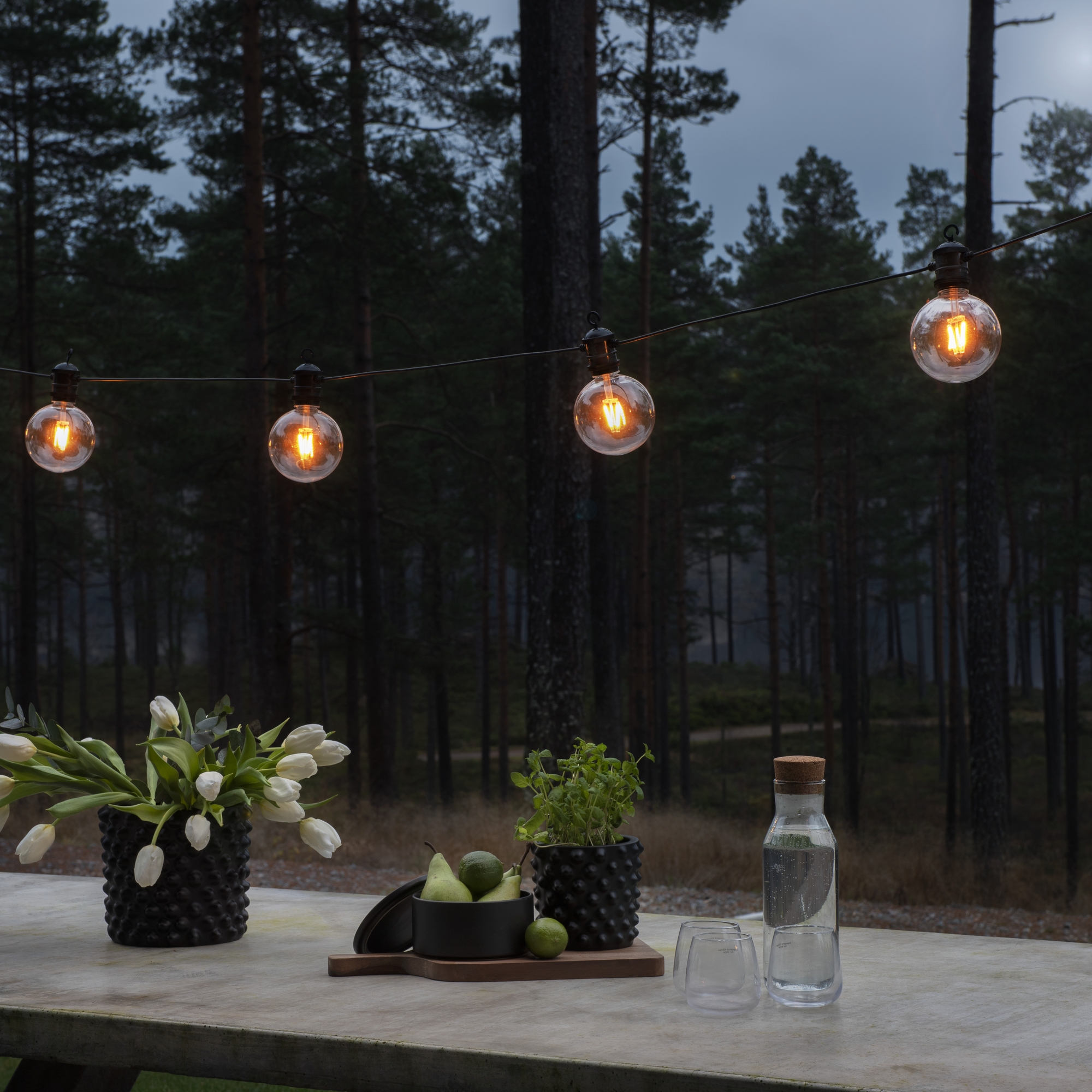 Tilläggsslinga Gnosjö Konstsmide E27 10 Amber LED