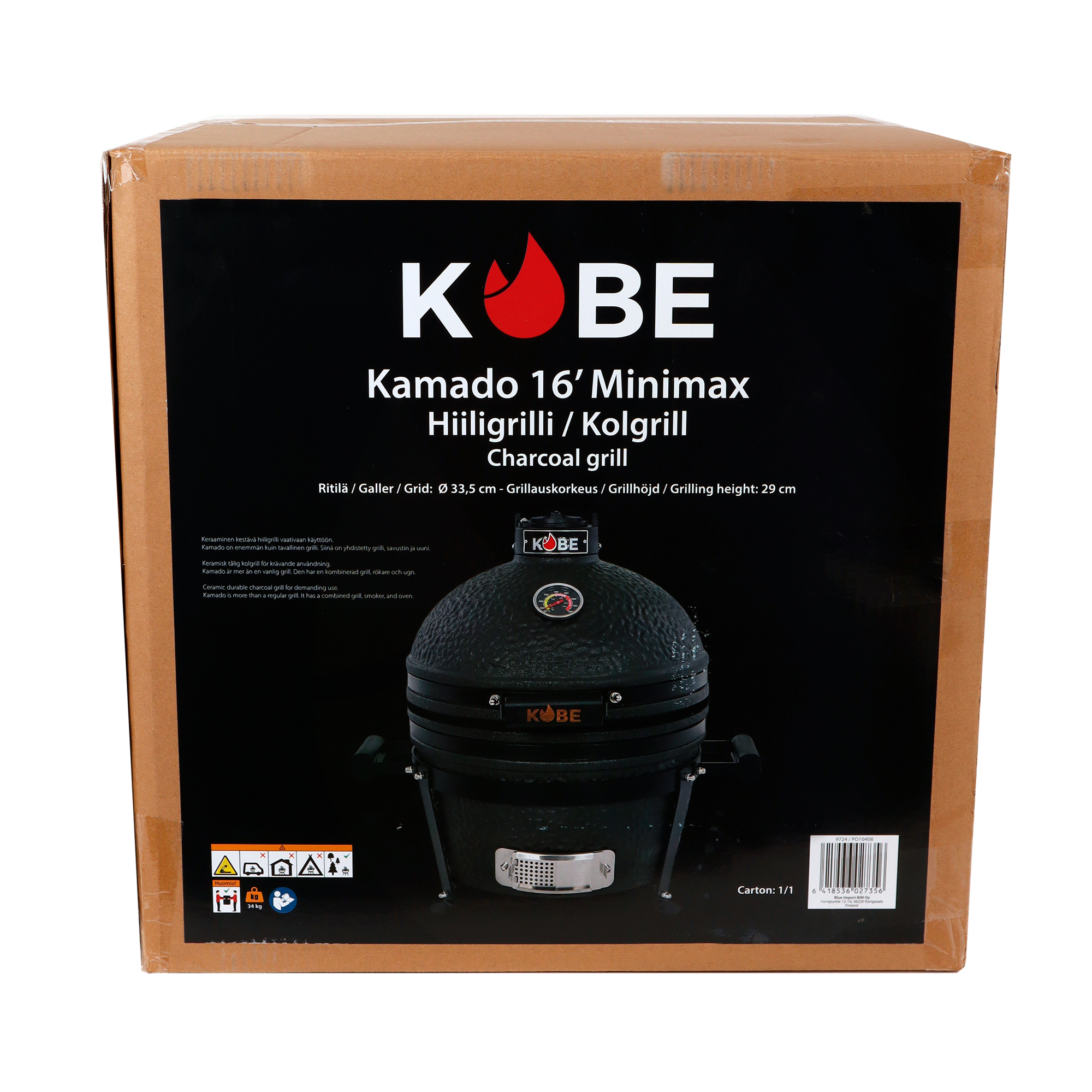 Kolgrill Kobe Kamado 16" Minimax