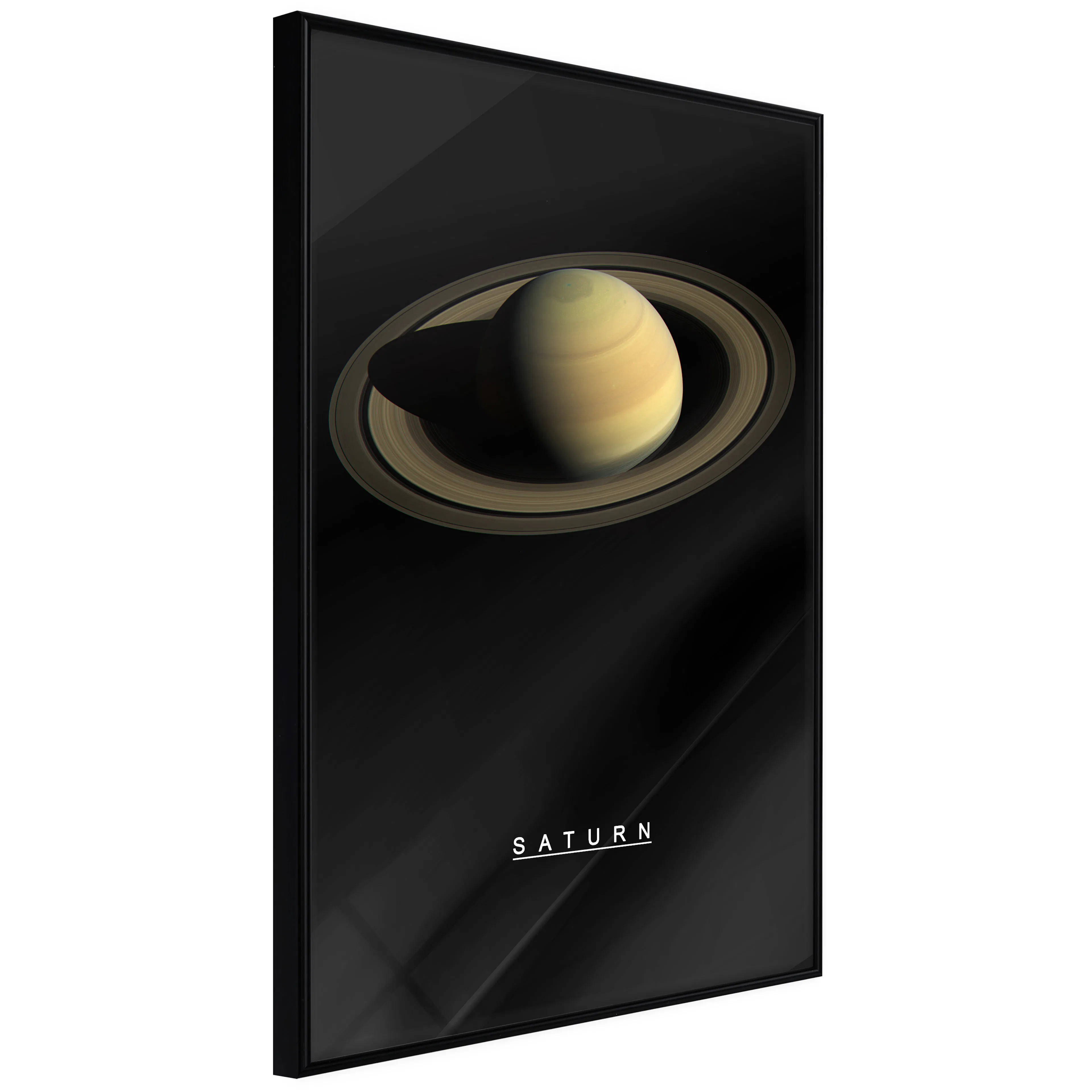 Affisch - Saturn [Poster] 40x60 Svart ram, 40x60 cm