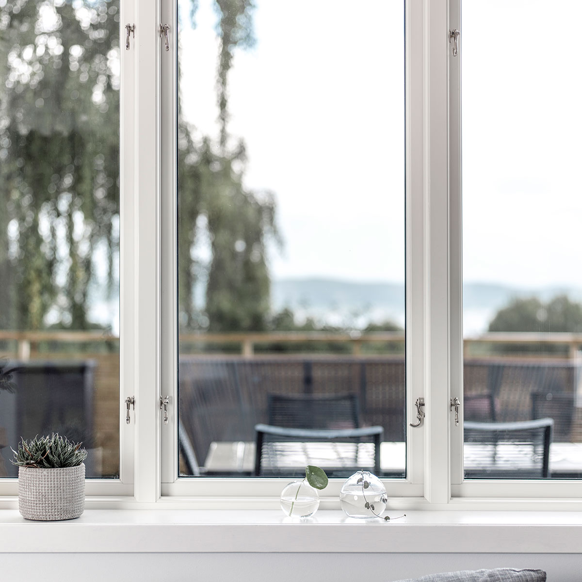 Sidohängt Fönster Elitfönster MF Duo 2-Glas Trä 3-Luft