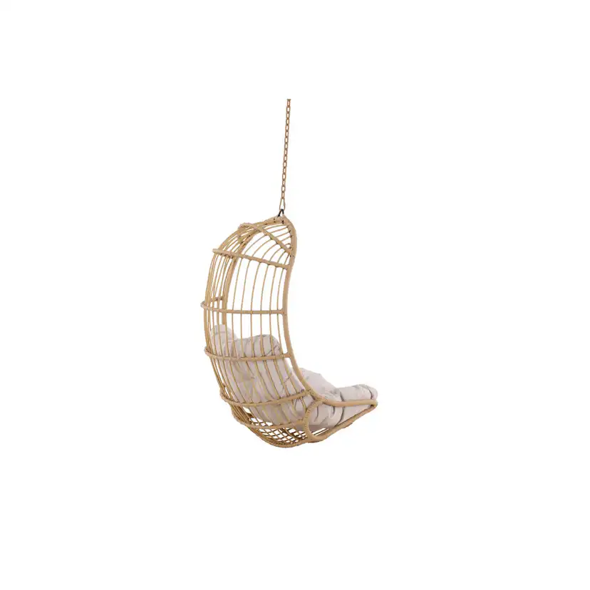 Pulau Hangingchair Rattan Nature / Creme Natur