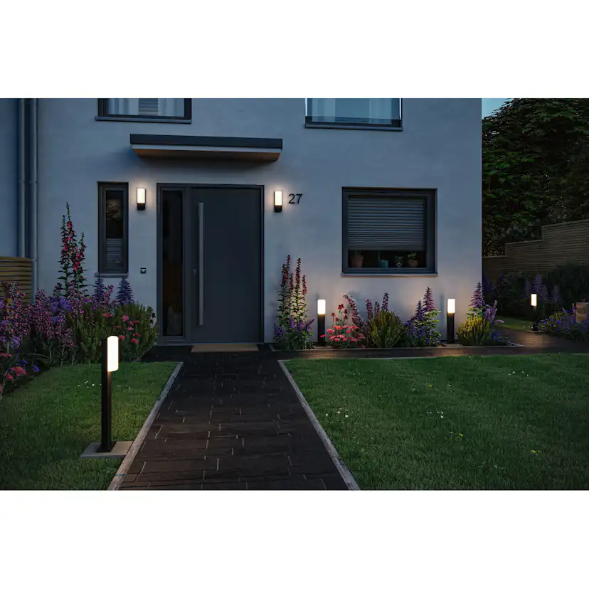 Fasadbelysning LED Paulmann Bonnie Seawater Resistant med Skymningsstyrd rörelsedetektor IP44 230V