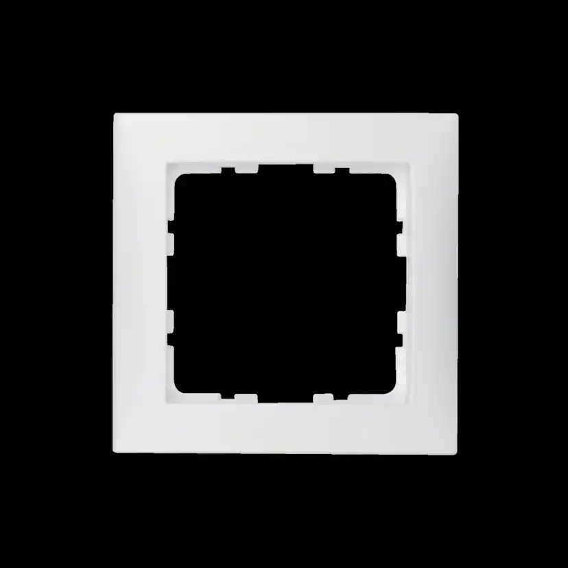 Kombinationsram Hager 1-fack i Plast S.1