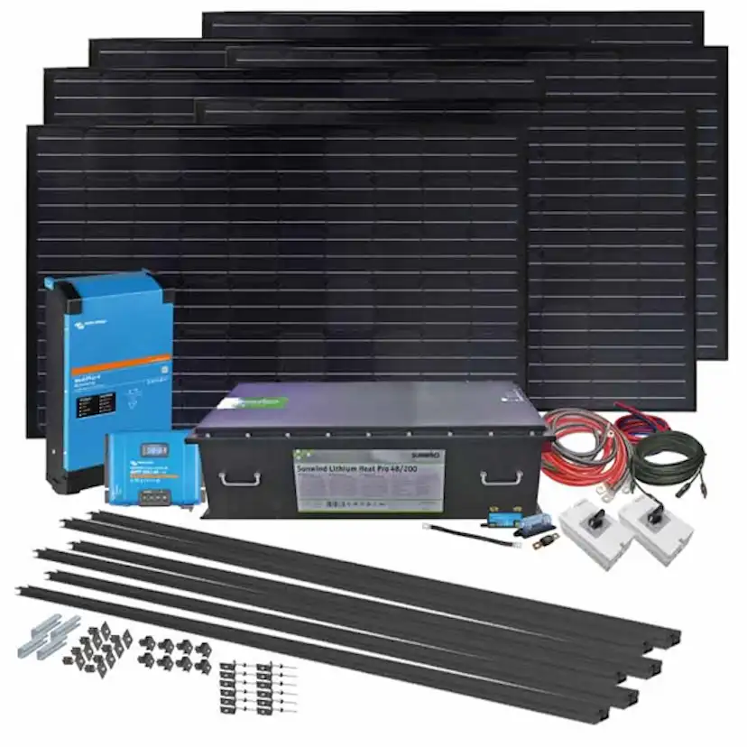Kraftpaket Sunwind Litium Heat+ 5000 10kWh