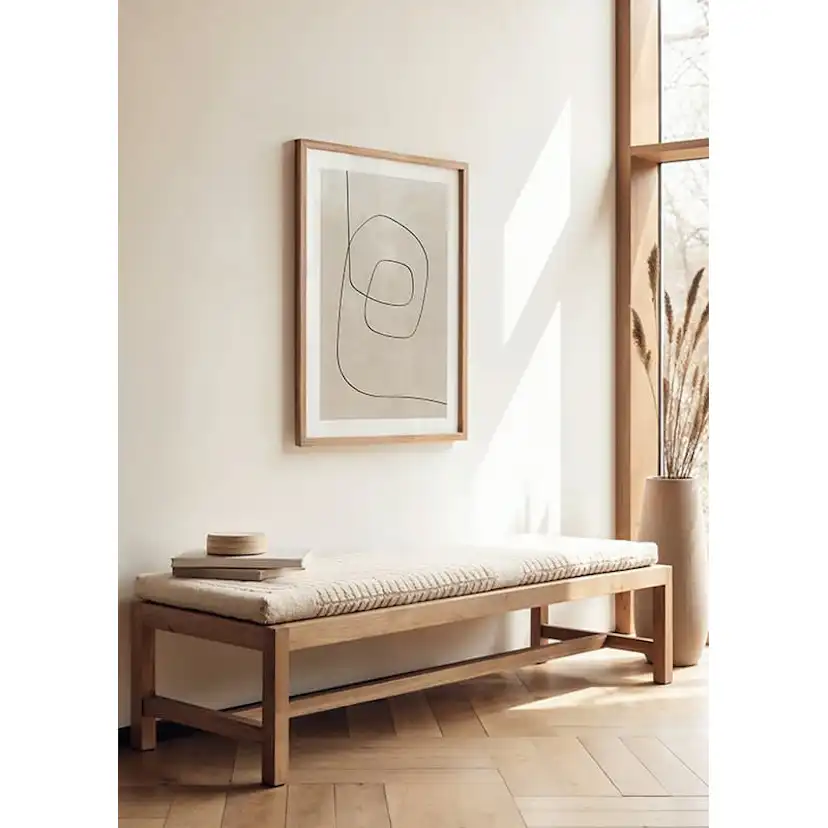 Poster Gallerix Line Art Abstract Shapes No1