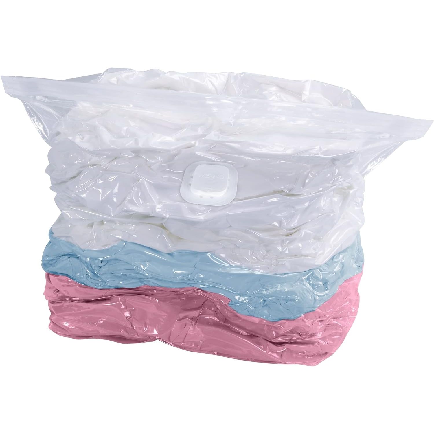 Vakuumpåse WENKO Vakuum Platsbesparande Klädförvaring Kub L 70x100x35 cm