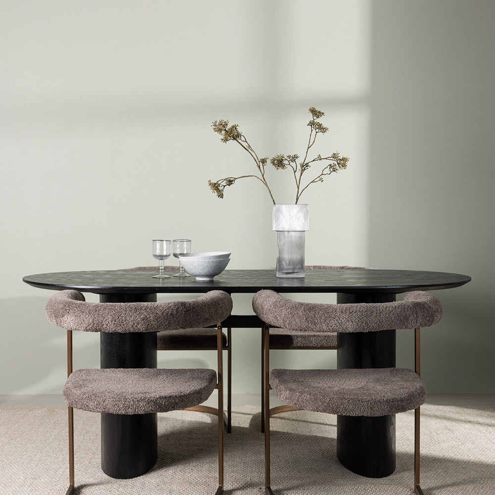 Matgrupp Venture Home Isolde med 4 Morning Stolar