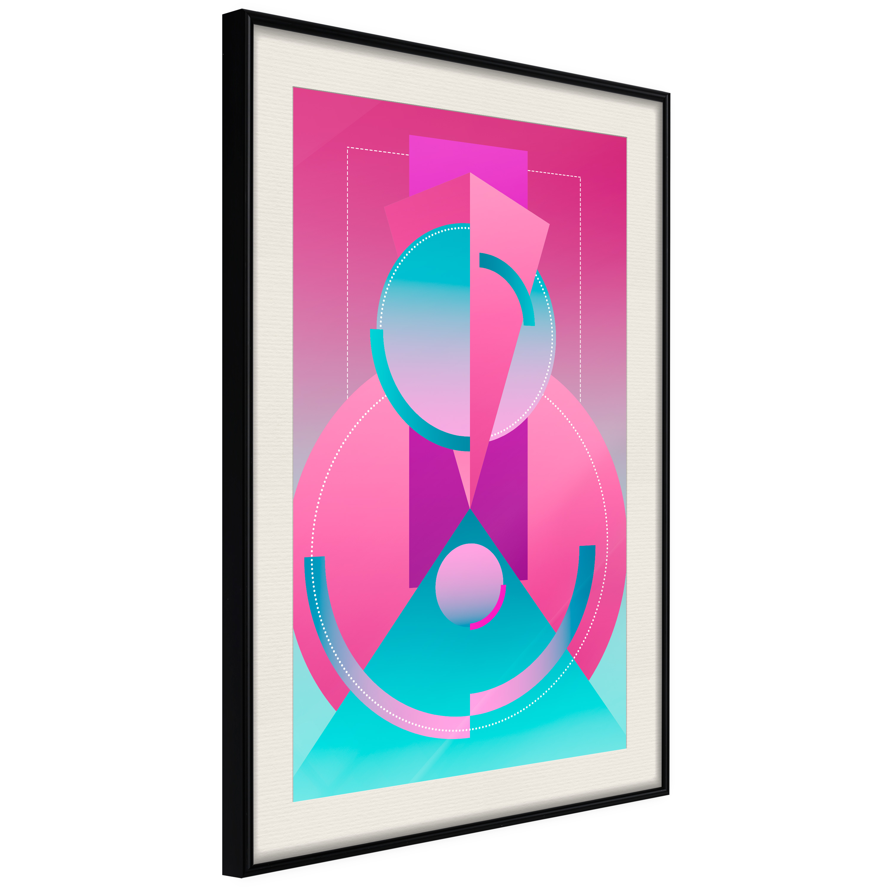 Poster Artgeist Affisch Geometric Locomotive