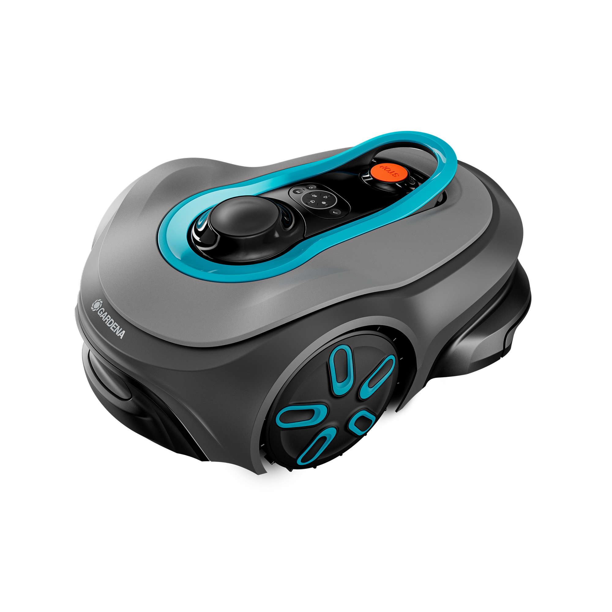 Robotgräsklippare Gardena Smart Sileno Free 1000 Utan Slinga Paket Med Robothus & Antikollisionsradar