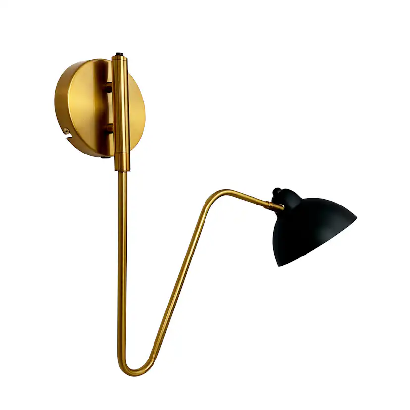 Vägglampa Dyberg Larsen Futura med Böjd Arm