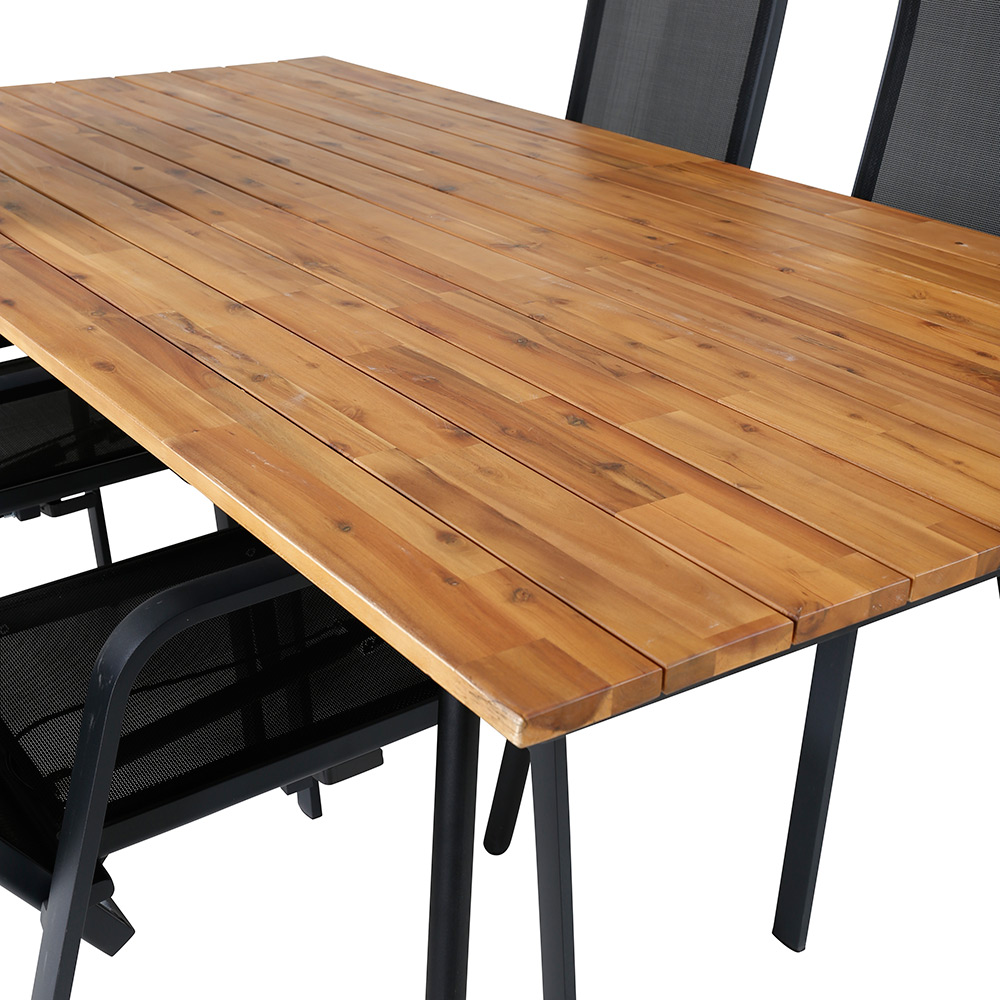 Matgrupp Venture Home Chane med 4 Curz Matstolar