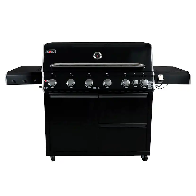 Gasolgrill Kobe Premium 6+1 Svart