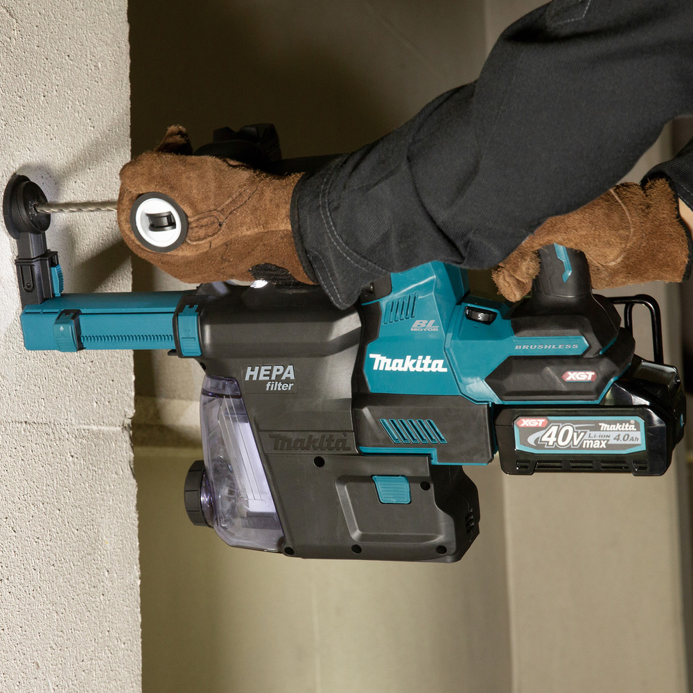 Borrhammare Makita HR004GM201 40V XGT med Batteri och Laddare