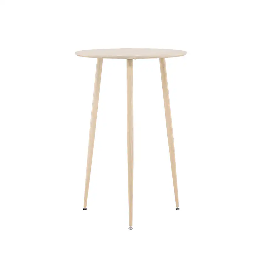 Plaza Bar Table ⌀70 - Whitewash / Vittvätt